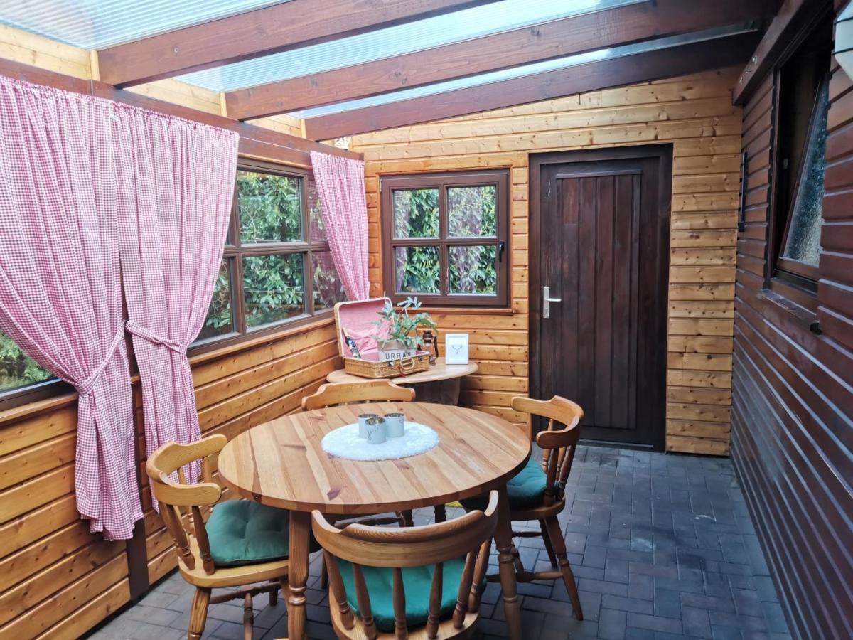 Kranich-Holzferienhaus 'Kleine Auszeit' Rehden Exterior photo