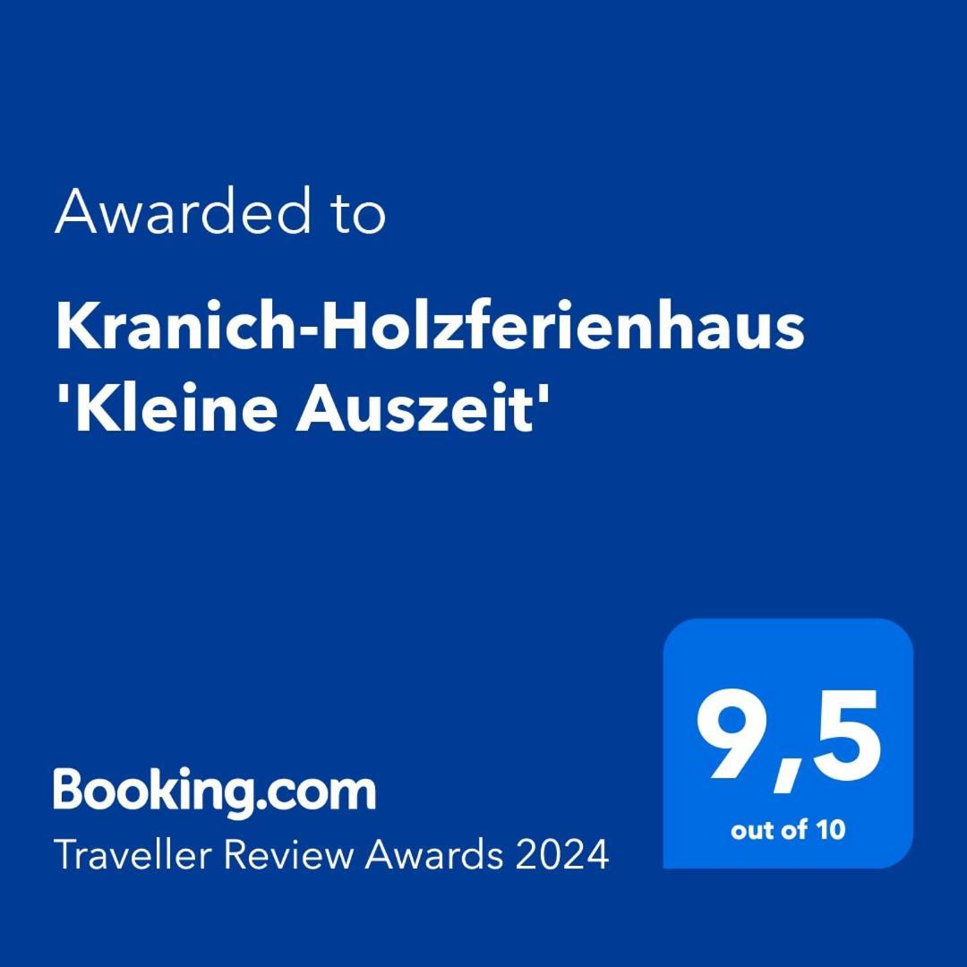 Kranich-Holzferienhaus 'Kleine Auszeit' Rehden Exterior photo